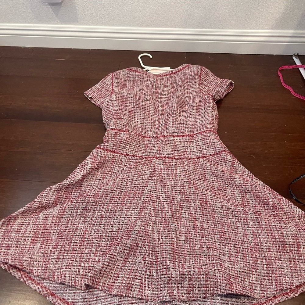 mwt banana republic Pink Tweed women’s Dress 10p - Picture 8 of 13